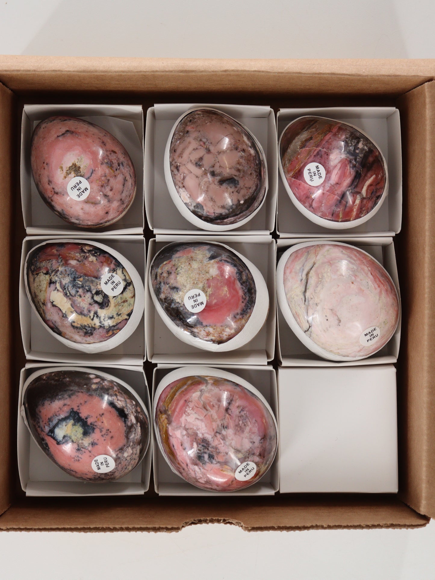 Pink Opal Eggs Set of 8 - Expert Wholesale and Supplier of Wholesale Crystals & Bulk Gemstones, []