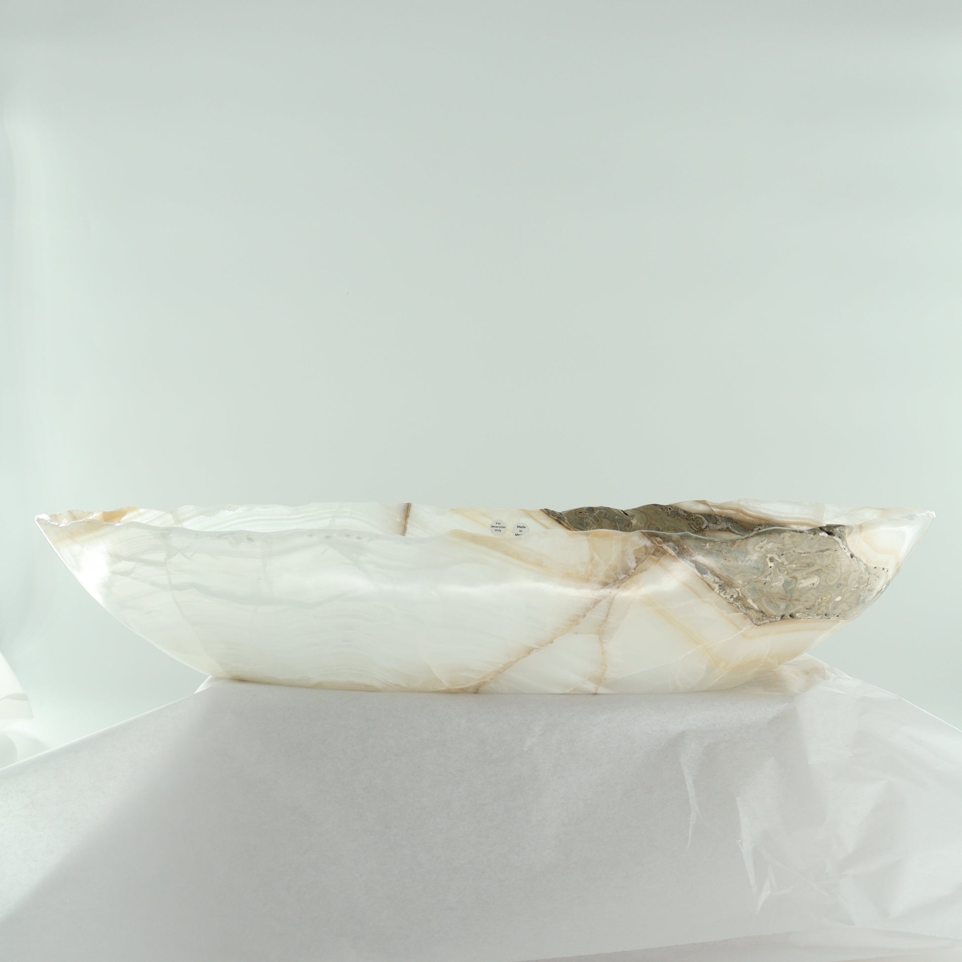 Onyx Canoe Bowl - Expert Wholesale and Supplier of Wholesale Crystals & Bulk Gemstones, ["Bowls","canoe","Mexico","onyx"]