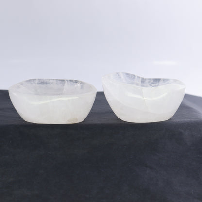 Clear Quartz Bowls Set of 6 - Expert Wholesale and Supplier of Wholesale Crystals & Bulk Gemstones, ["Bowls","Clear Quartz","Madagascar","Quartz"]