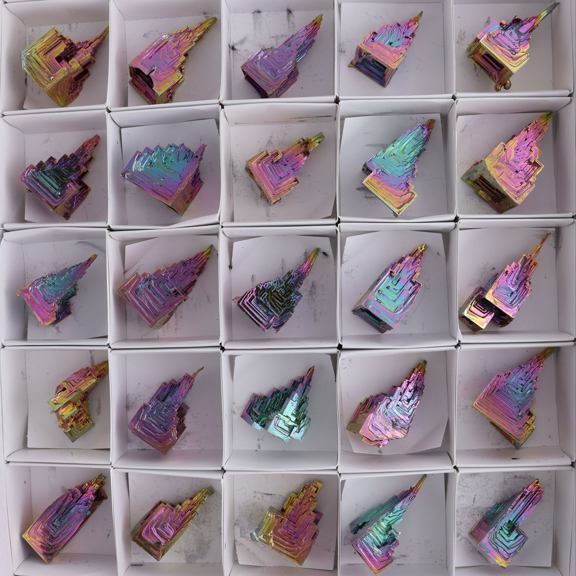 Bismuth Set of 35 - Expert Wholesale and Supplier of Wholesale Crystals & Bulk Gemstones, ["Bismuth"]