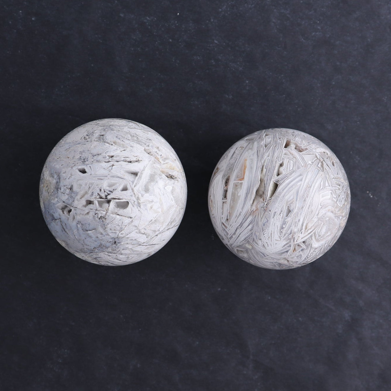 Agate Spheres Set of 6