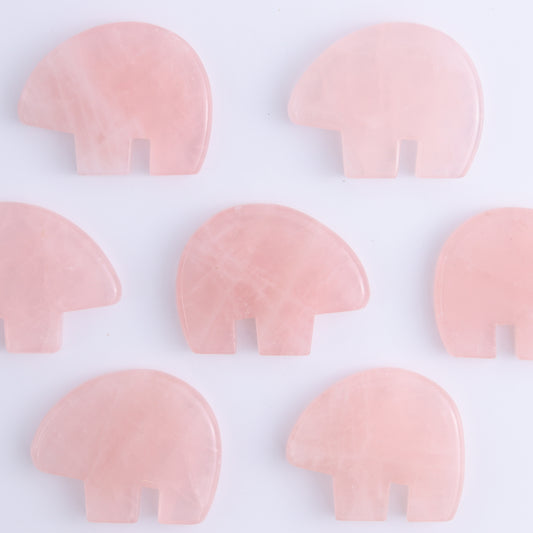 One Rose Quartz Bear - Expert Wholesale and Supplier of Wholesale Crystals & Bulk Gemstones, ["Bears","Rose Quartz","Zuni Bears"]