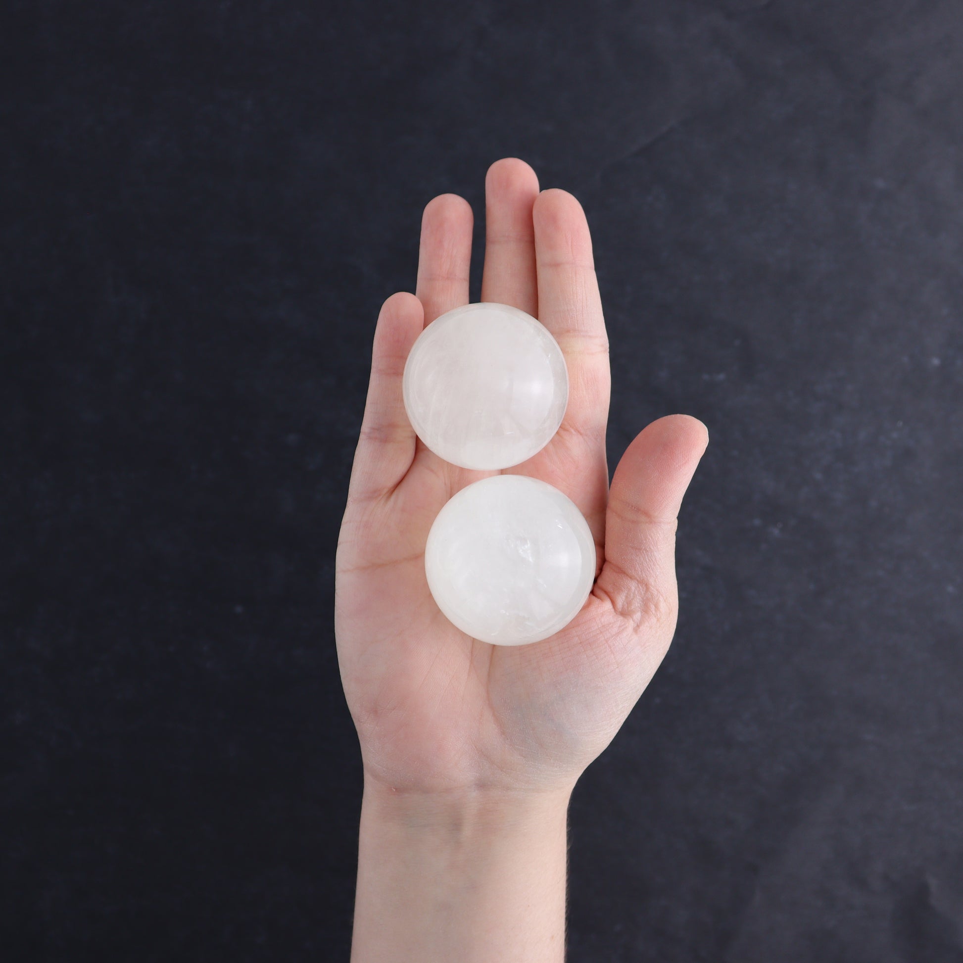 Optical Calcite Spheres Set of 12 - Expert Wholesale and Supplier of Wholesale Crystals & Bulk Gemstones, ["Calcite","Mexico","Optical Calcite","Spheres"]