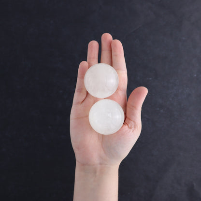 Optical Calcite Spheres Set of 12 - Expert Wholesale and Supplier of Wholesale Crystals & Bulk Gemstones, ["Calcite","Mexico","Optical Calcite","Spheres"]