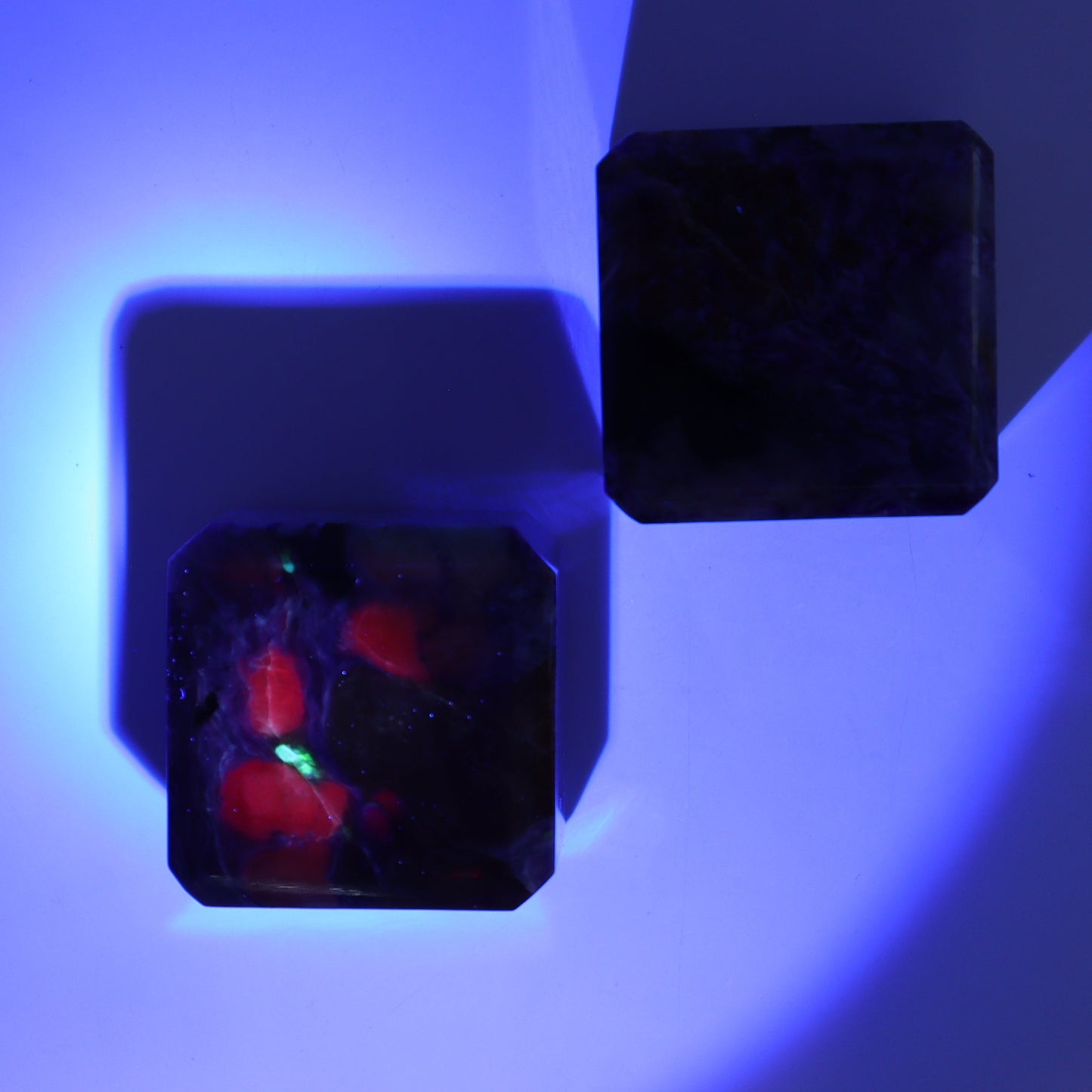 Charoite Cubes Set of 4 - Expert Wholesale and Supplier of Wholesale Crystals & Bulk Gemstones, ["Charoite","Cubes","Russia"]