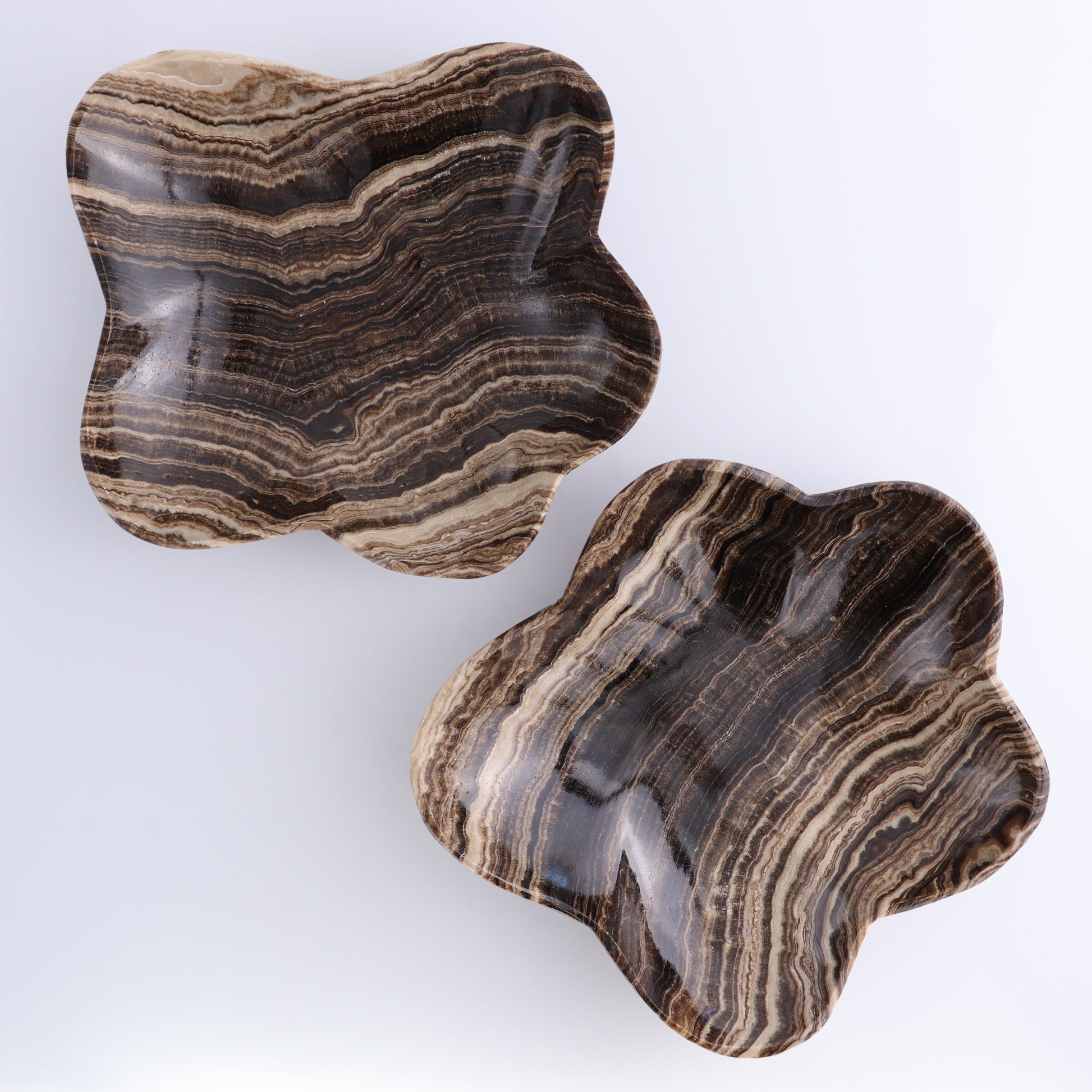 One Bowl Mexican Onyx/Calcite Chocolate with Banding - Expert Wholesale and Supplier of Wholesale Crystals & Bulk Gemstones, ["bowl","Calcite","Catalog Onyx","Decorative Dish","Mexico","onyx"]