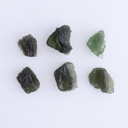 Moldavite Pieces Set of 6 - Expert Wholesale and Supplier of Wholesale Crystals & Bulk Gemstones, ["Czech Republic","Moldavite","Pieces"]