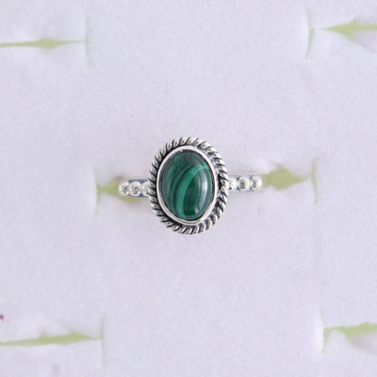 Malachite Rings Set of 6 (Ring Holders Not Included) - Expert Wholesale and Supplier of Wholesale Crystals & Bulk Gemstones, ["Malachite","Ring","rings","sterling silver"]