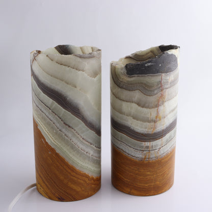 Onyx Lamps Set of 2 - Expert Wholesale and Supplier of Wholesale Crystals & Bulk Gemstones, ["Lamps","Mexico","onyx"]