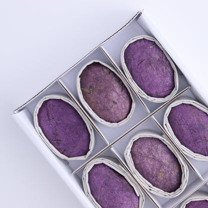 Purpurite Velvet Palm Stones Set of 9