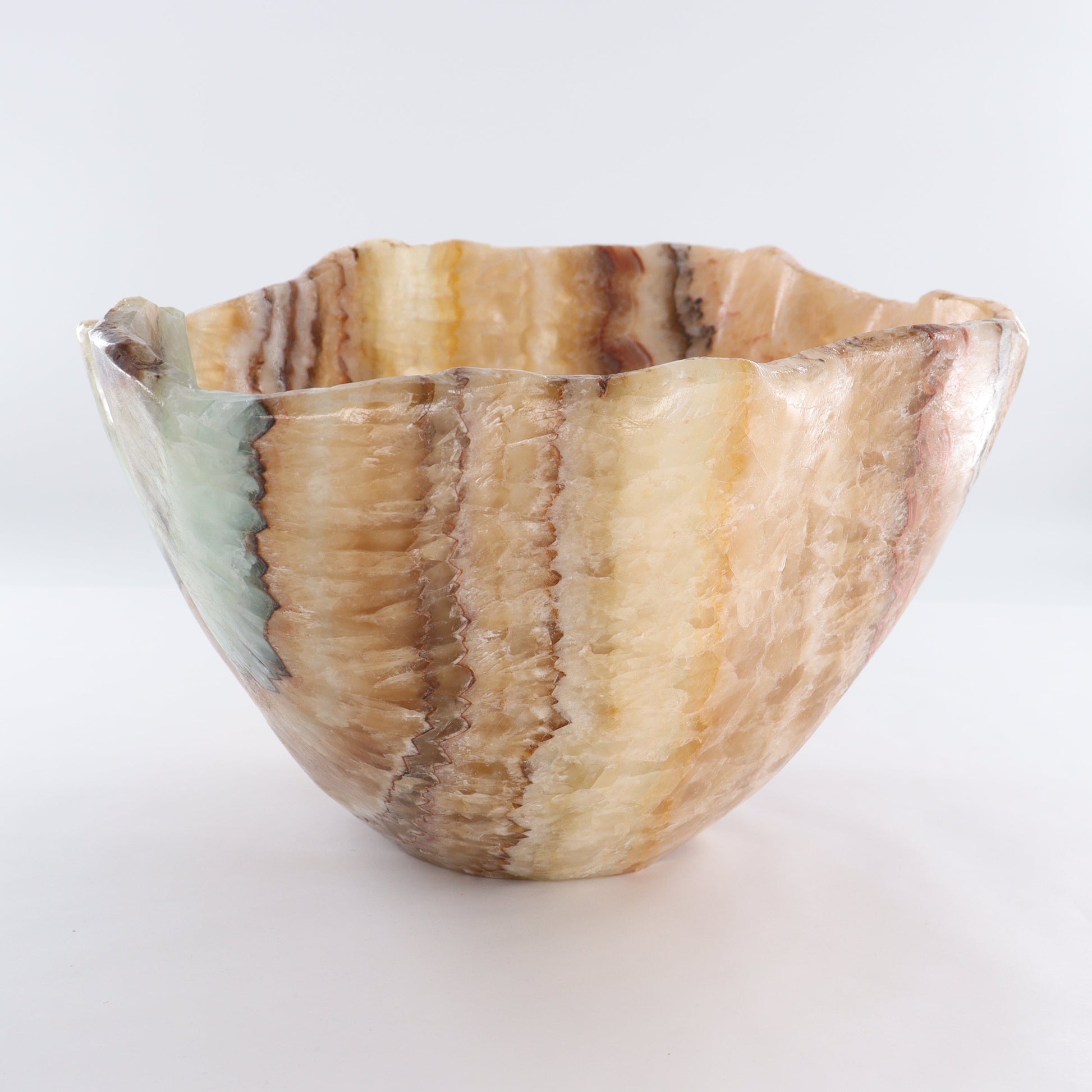 Mexican Onyx/Calcite Bowl - Expert Wholesale and Supplier of Wholesale Crystals & Bulk Gemstones, ["Bowls","Calcite","Mexico","onyx"]