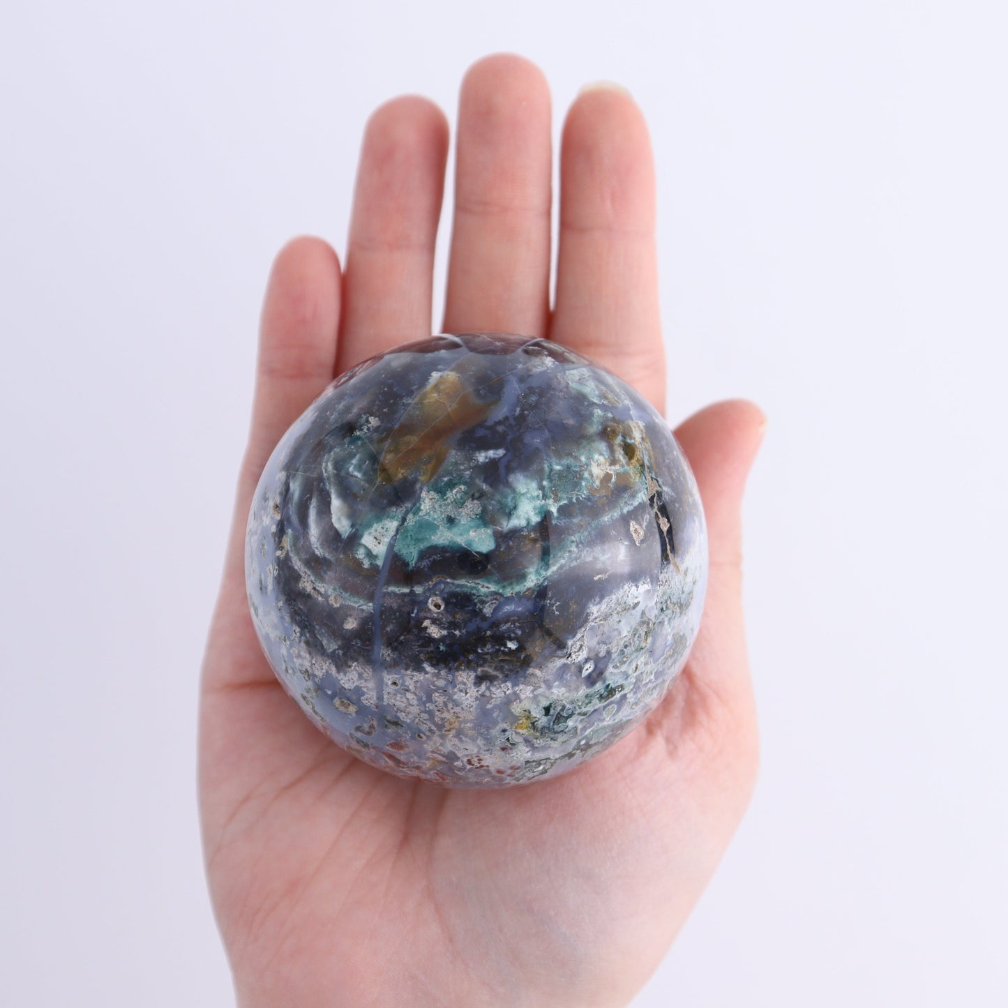 Ocean Jasper Spheres Set of 12 - Expert Wholesale and Supplier of Wholesale Crystals & Bulk Gemstones, ["jasper","Madagascar","Ocean Jasper","Spheres"]