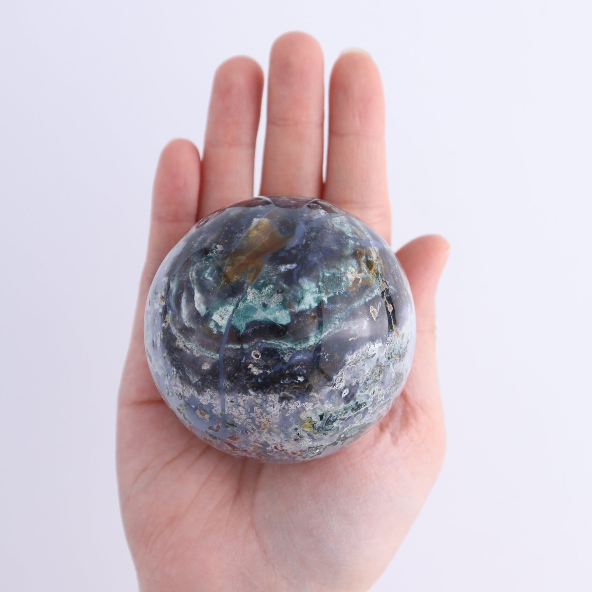 Ocean Jasper Spheres Set of 12 - Expert Wholesale and Supplier of Wholesale Crystals & Bulk Gemstones, ["jasper","Madagascar","Ocean Jasper","Spheres"]