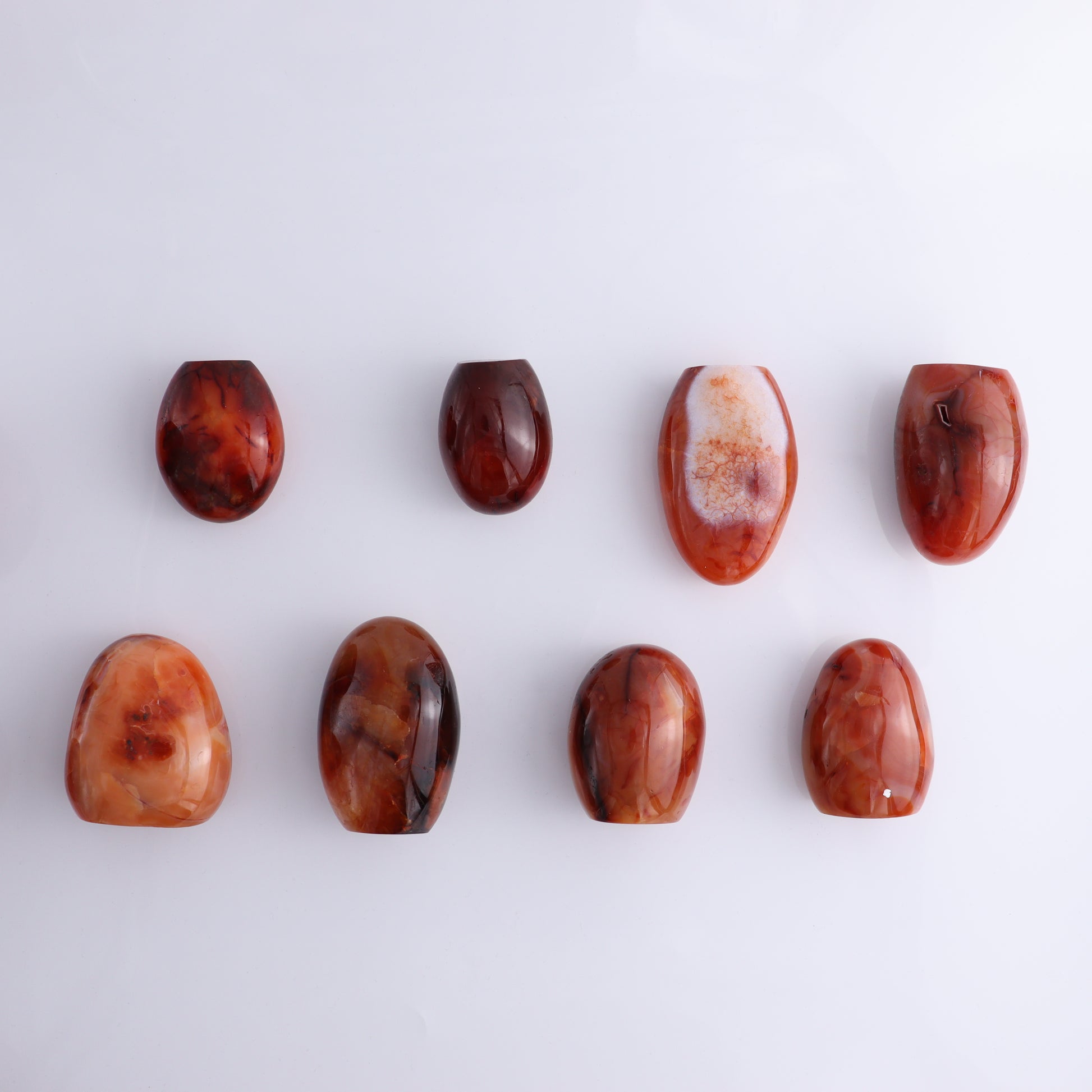 Carnelian Freeform Set of 11 - Expert Wholesale and Supplier of Wholesale Crystals & Bulk Gemstones, ["carnelian","Freeforms","Madagascar"]