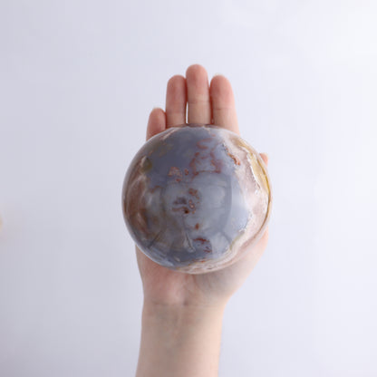 Flower Agate Spheres Set of 5 - Expert Wholesale and Supplier of Wholesale Crystals & Bulk Gemstones, ["Flower Agate","Madagascar","Spheres"]