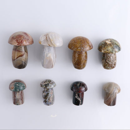 Jasper Mushrooms Set of 8