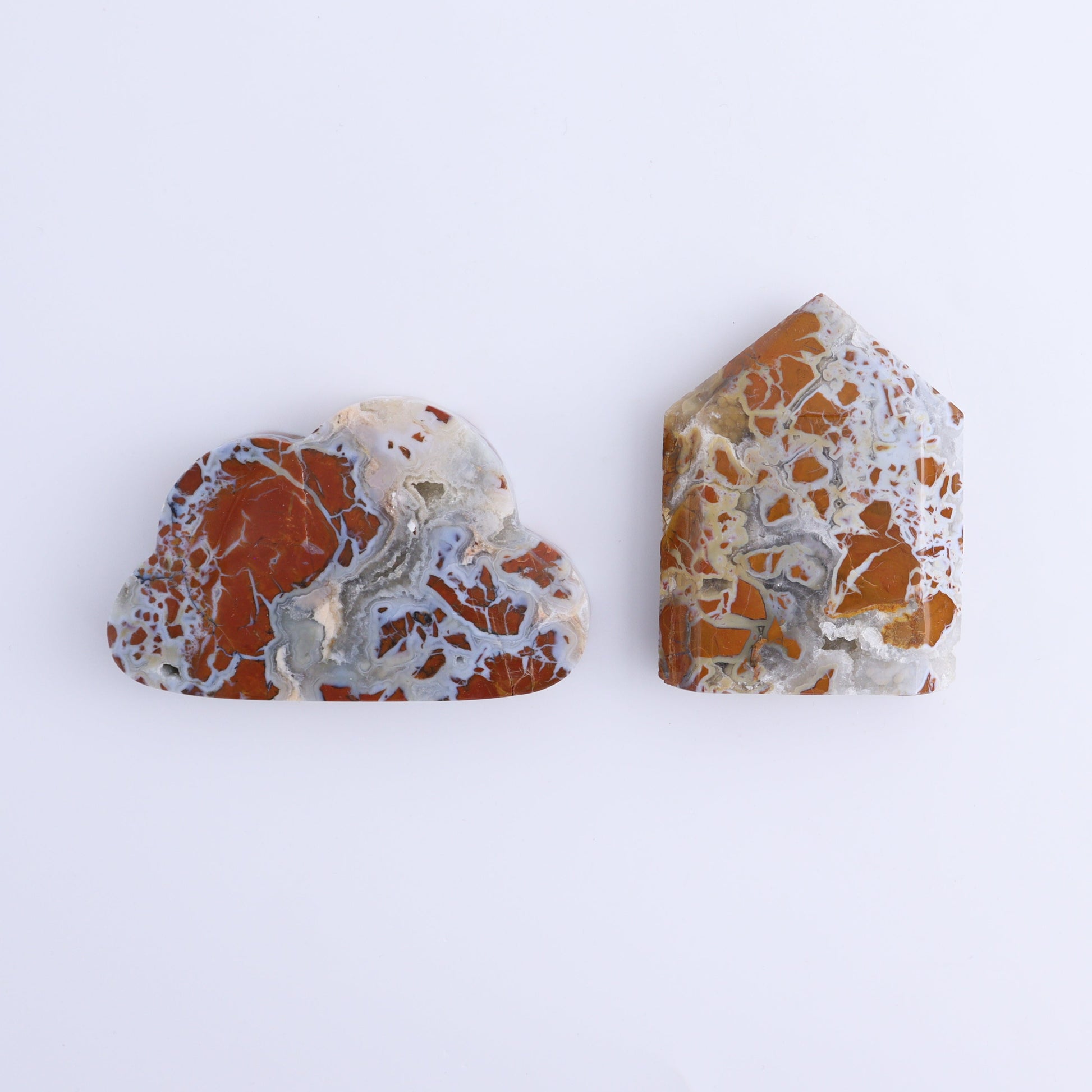 Brecciated Jasper Moons, Stars, Towers, Clouds, and Flames Set of 10 - Expert Wholesale and Supplier of Wholesale Crystals & Bulk Gemstones, ["Brecciated Jasper","Clouds","flames","Indonesia","moons","stars","Towers"]