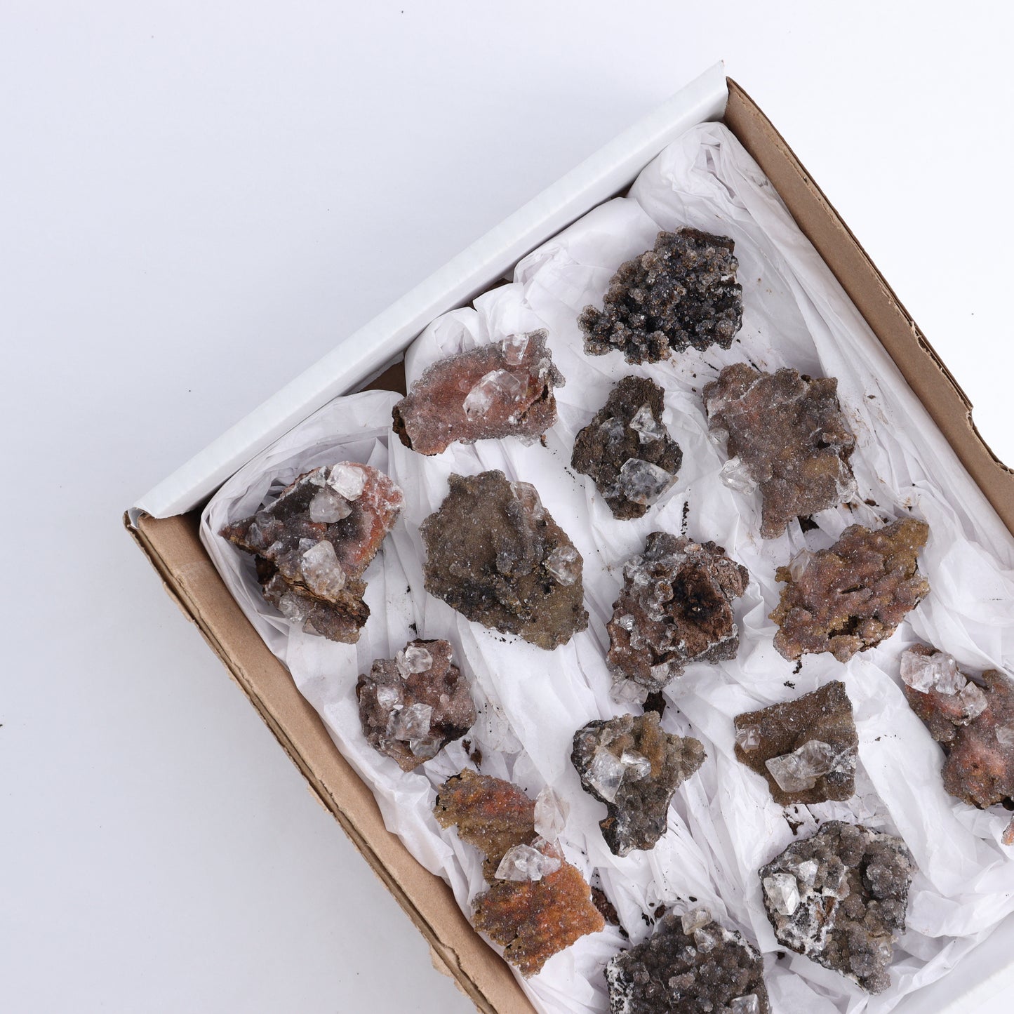 Calcite Clusters from Santa Eulalia Flats - Expert Wholesale and Supplier of Wholesale Crystals & Bulk Gemstones, ["Calcite","Mexico","Santa Eulalia Calcite"]