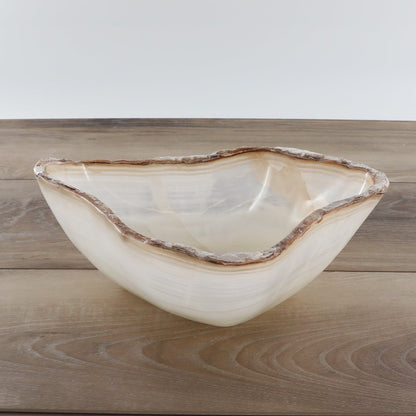 Mexican Onyx/Calcite Bowl 12"