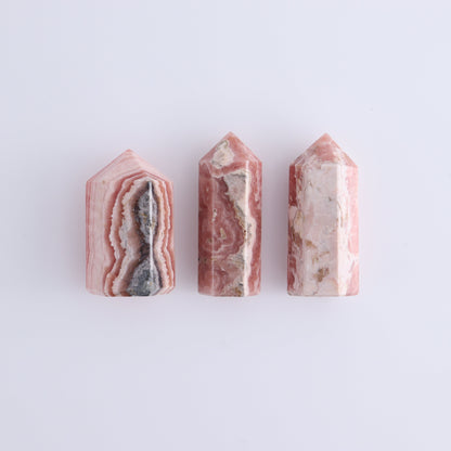 Rhodochrosite Towers Set of 5 - Expert Wholesale and Supplier of Wholesale Crystals & Bulk Gemstones, ["Argentina","Rhodochrosite","Towers"]