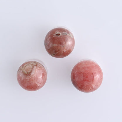 Rhodochrosite Spheres Set of 12