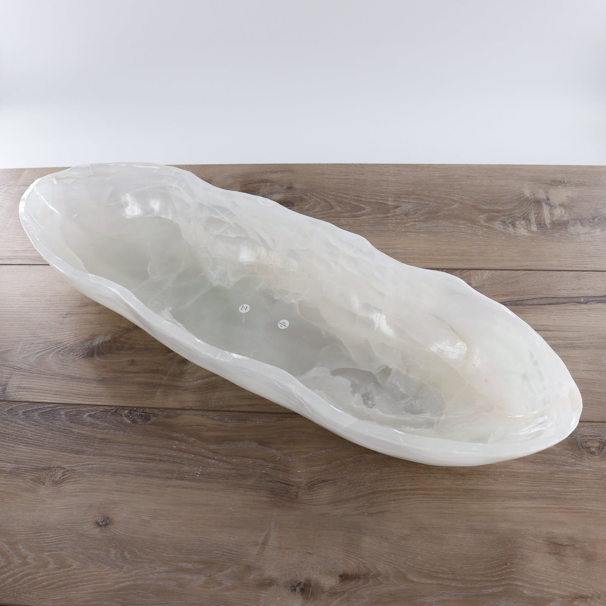Mexican Onyx/Calcite Canoe Bowl - Expert Wholesale and Supplier of Wholesale Crystals & Bulk Gemstones, ["Bowls","Calcite","canoe","Mexico","onyx"]