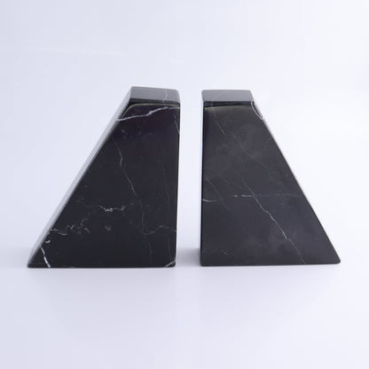One Pair of Black Marble Polished Bookends - Expert Wholesale and Supplier of Wholesale Crystals & Bulk Gemstones, ["Black Marble","Bookends","Catalog Onyx","Marble","Mexico"]