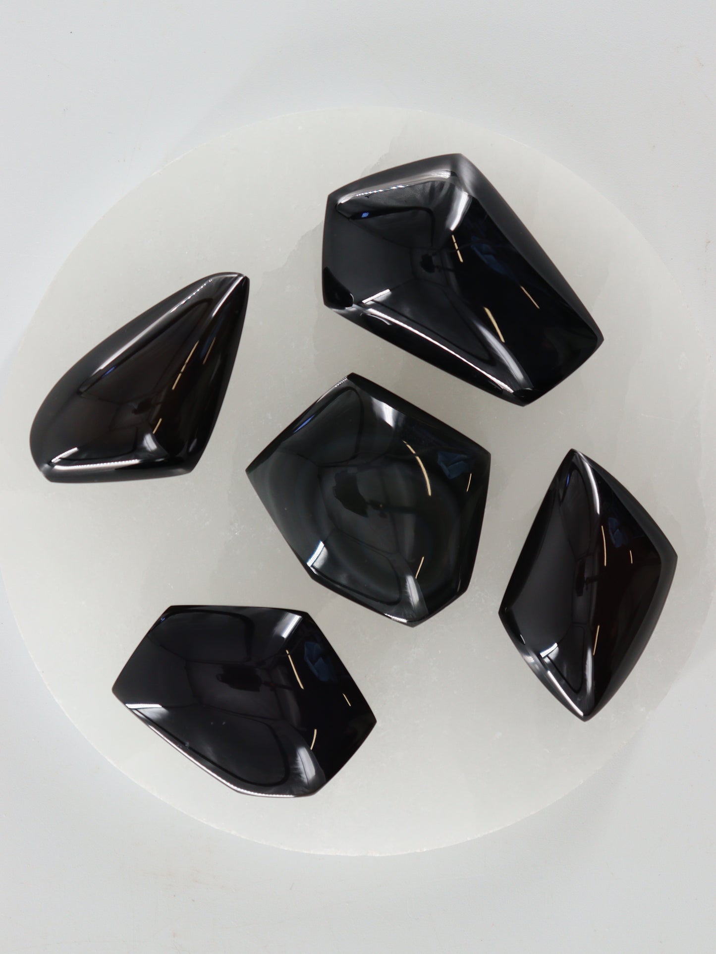 Rainbow Obsidian Cabs Set of 5