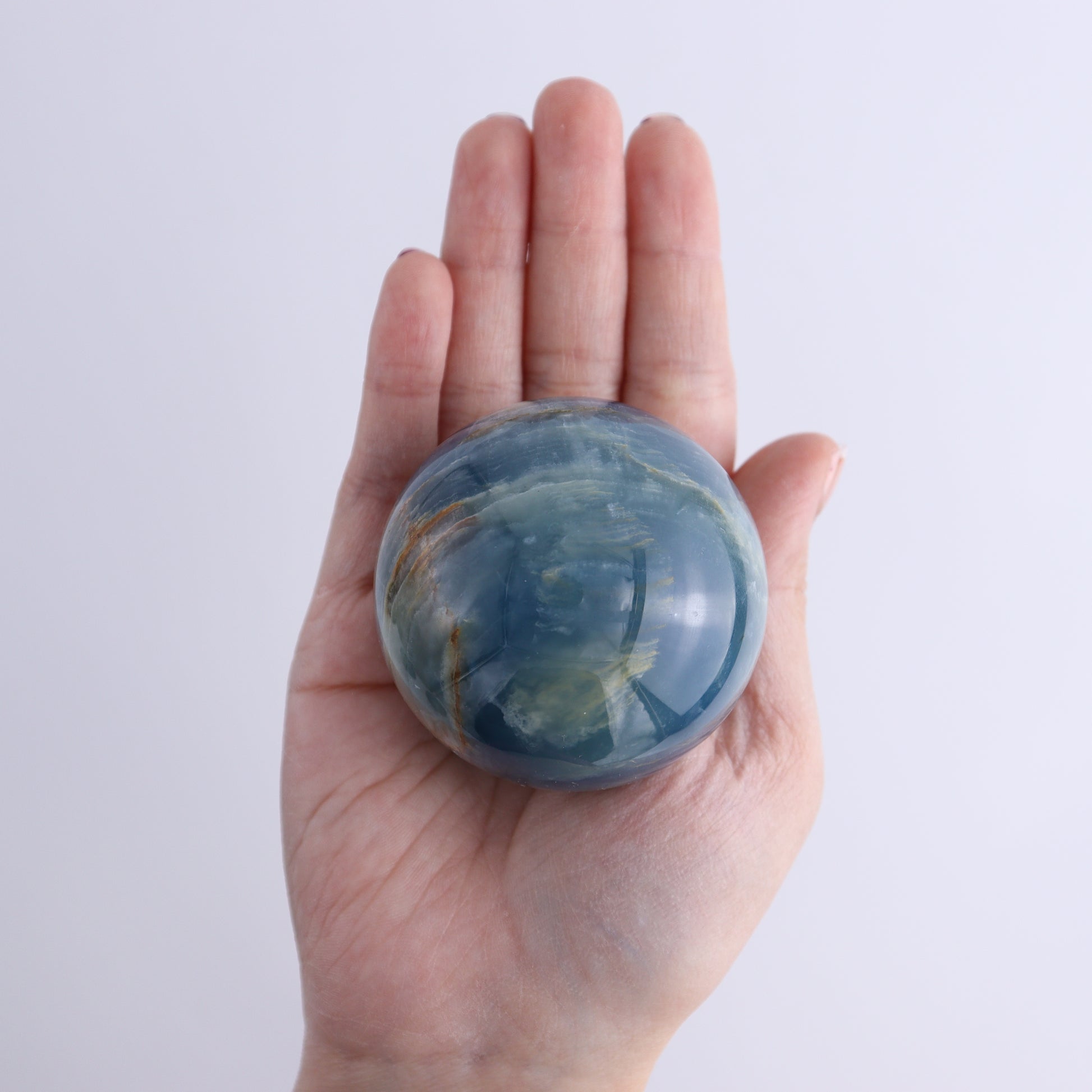 Blue Onyx Spheres Set of 5 - Expert Wholesale and Supplier of Wholesale Crystals & Bulk Gemstones, ["Argentina","Blue Onyx","onyx","Spheres"]