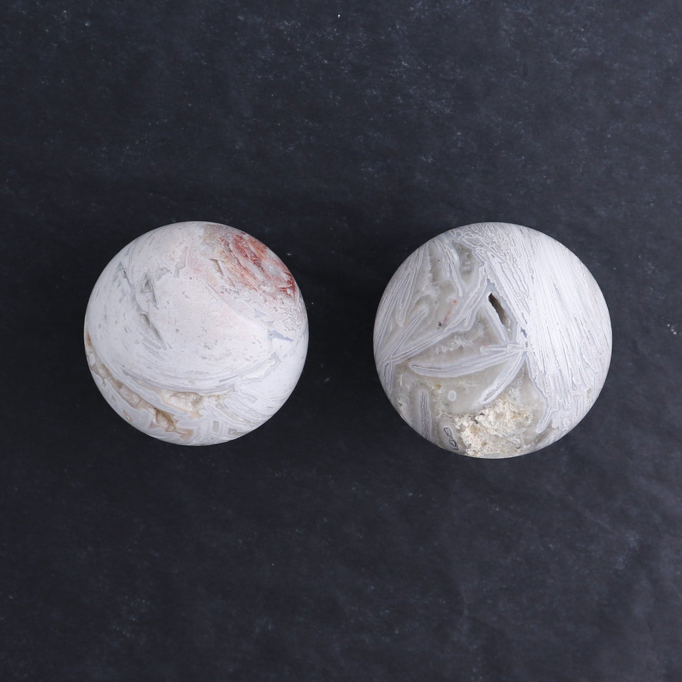 Agate Spheres Set of 6