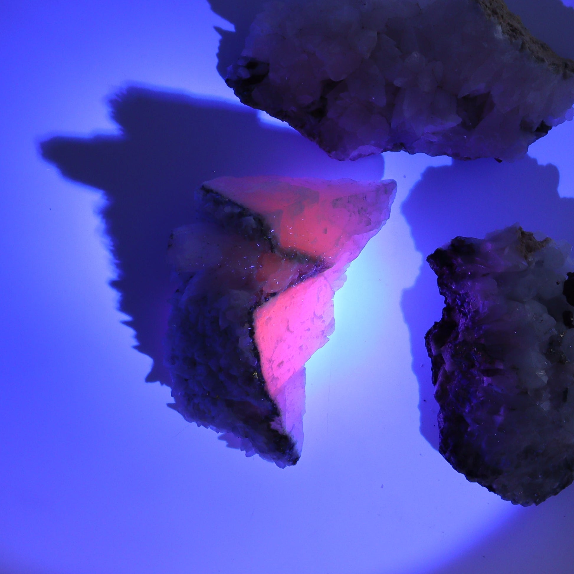 UV Reactive Calcite Flat Set of 18 - Expert Wholesale and Supplier of Wholesale Crystals & Bulk Gemstones, ["Calcite","Freeform","Freeforms","Mexico"]