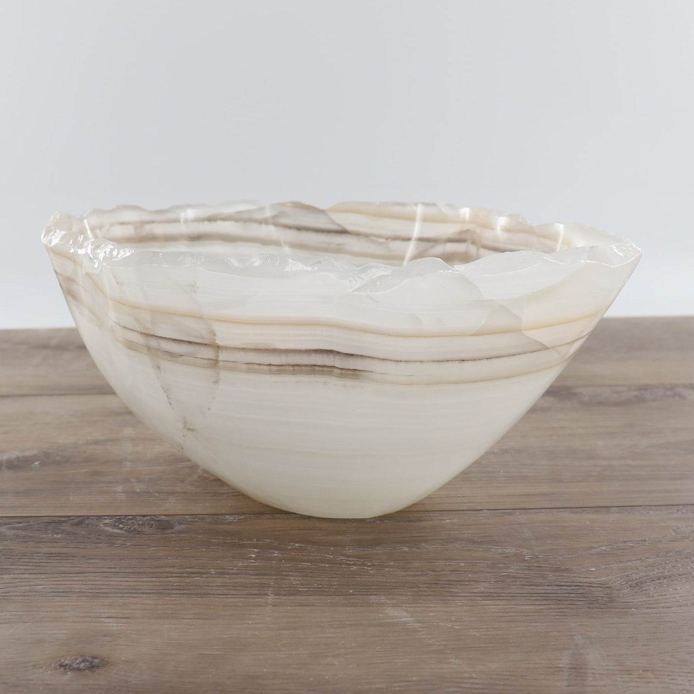 Mexican Onyx/Calcite Bowl 12"