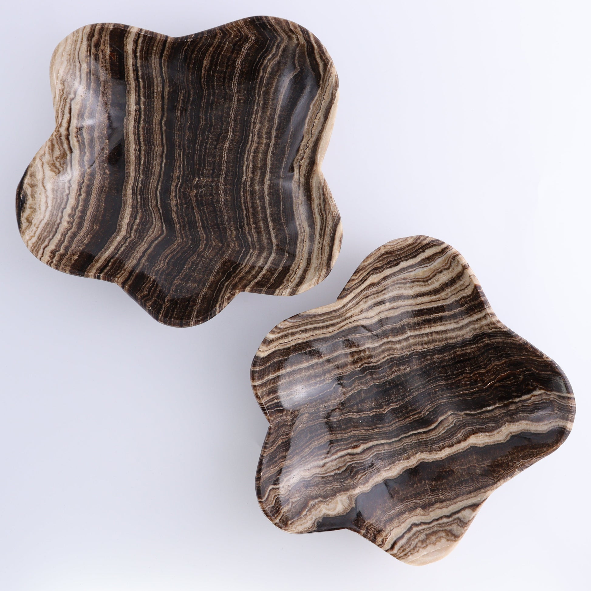 One Bowl Mexican Onyx/Calcite Chocolate with Banding - Expert Wholesale and Supplier of Wholesale Crystals & Bulk Gemstones, ["bowl","Calcite","Catalog Onyx","Decorative Dish","Mexico","onyx"]