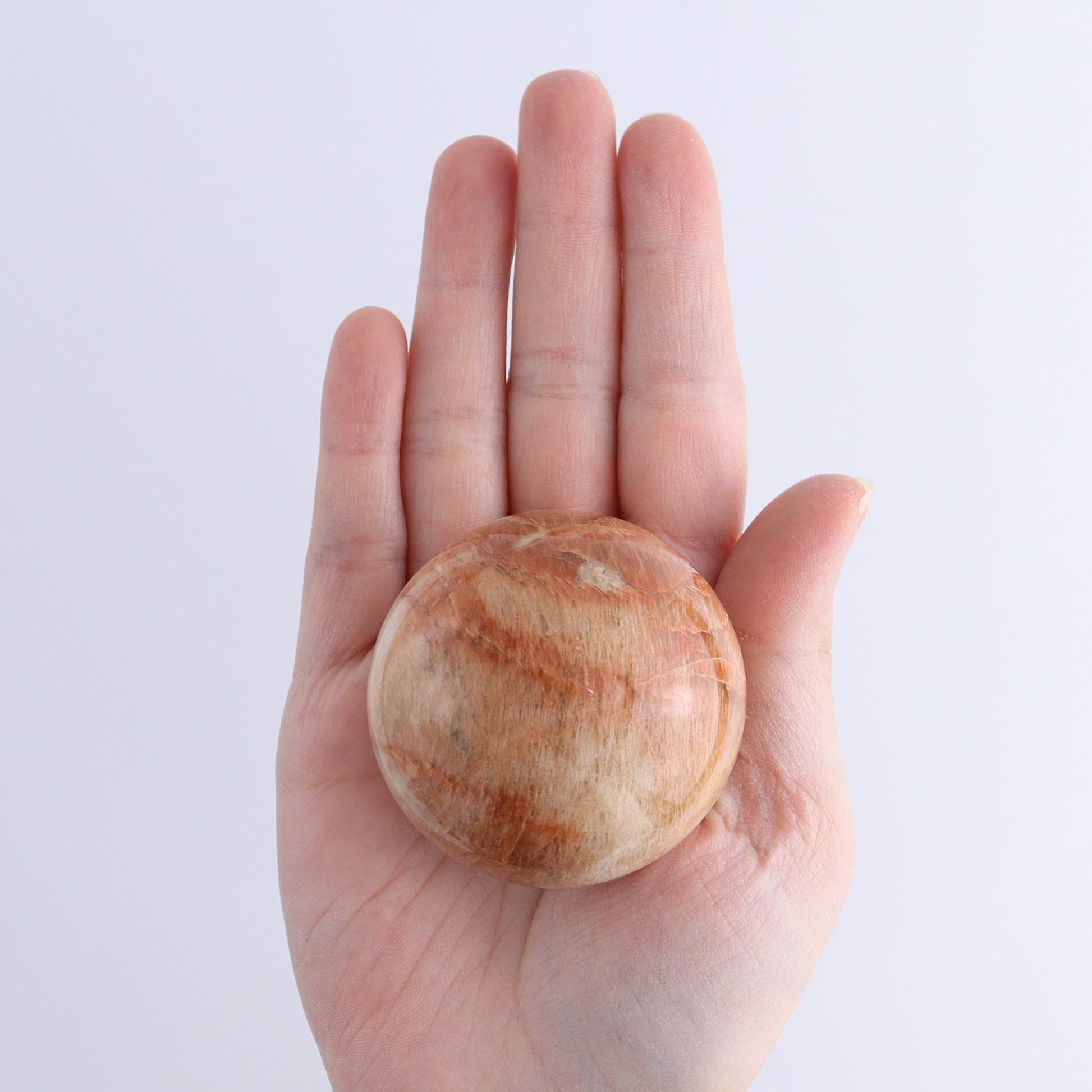 Peach Moonstone Spheres Set of 12 - Expert Wholesale and Supplier of Wholesale Crystals & Bulk Gemstones, ["close_50","Freeforms","Peach Moonstone"]