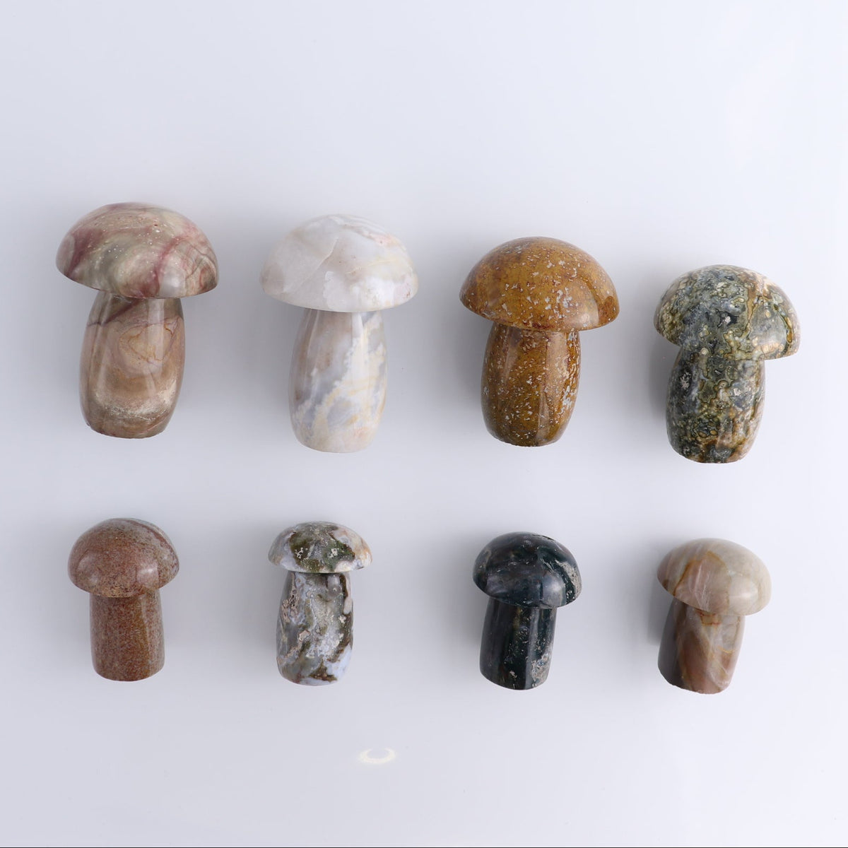 Jasper Mushrooms Set of 8