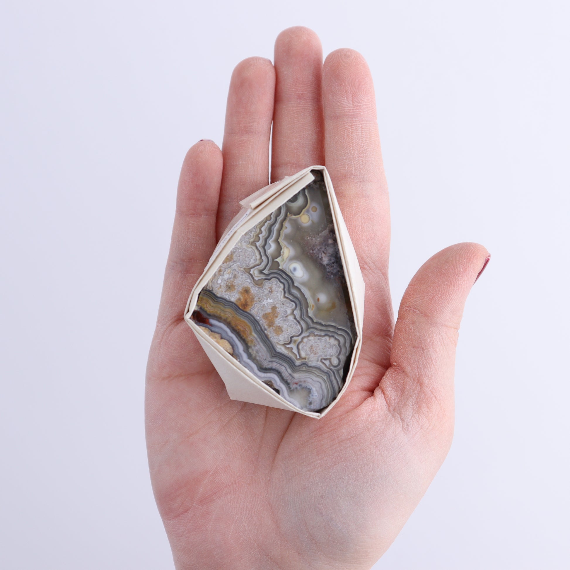 Crazy Lace Agate Flat of 13 - Expert Wholesale and Supplier of Wholesale Crystals & Bulk Gemstones, ["Crazy Lace Agate","Mexico"]