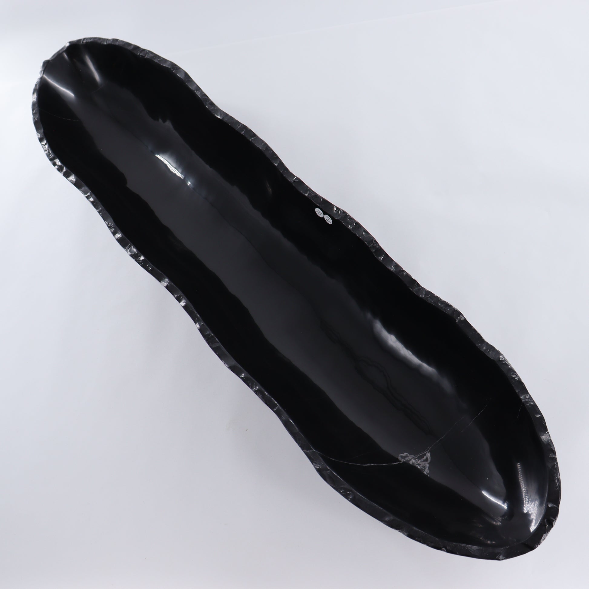Black Marble Canoe Bowl - Expert Wholesale and Supplier of Wholesale Crystals & Bulk Gemstones, ["Black Marble","Bowls","canoe","Marble","Mexico"]