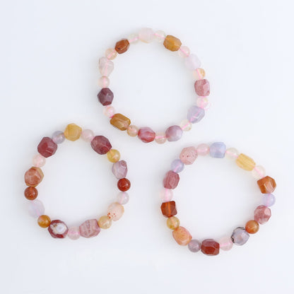One Mixed Agate Bracelet