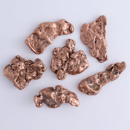 Copper Nuggets Flat of 24 - Expert Wholesale and Supplier of Wholesale Crystals & Bulk Gemstones, ["copper","Copper Nuggets","Freeforms","United States"]