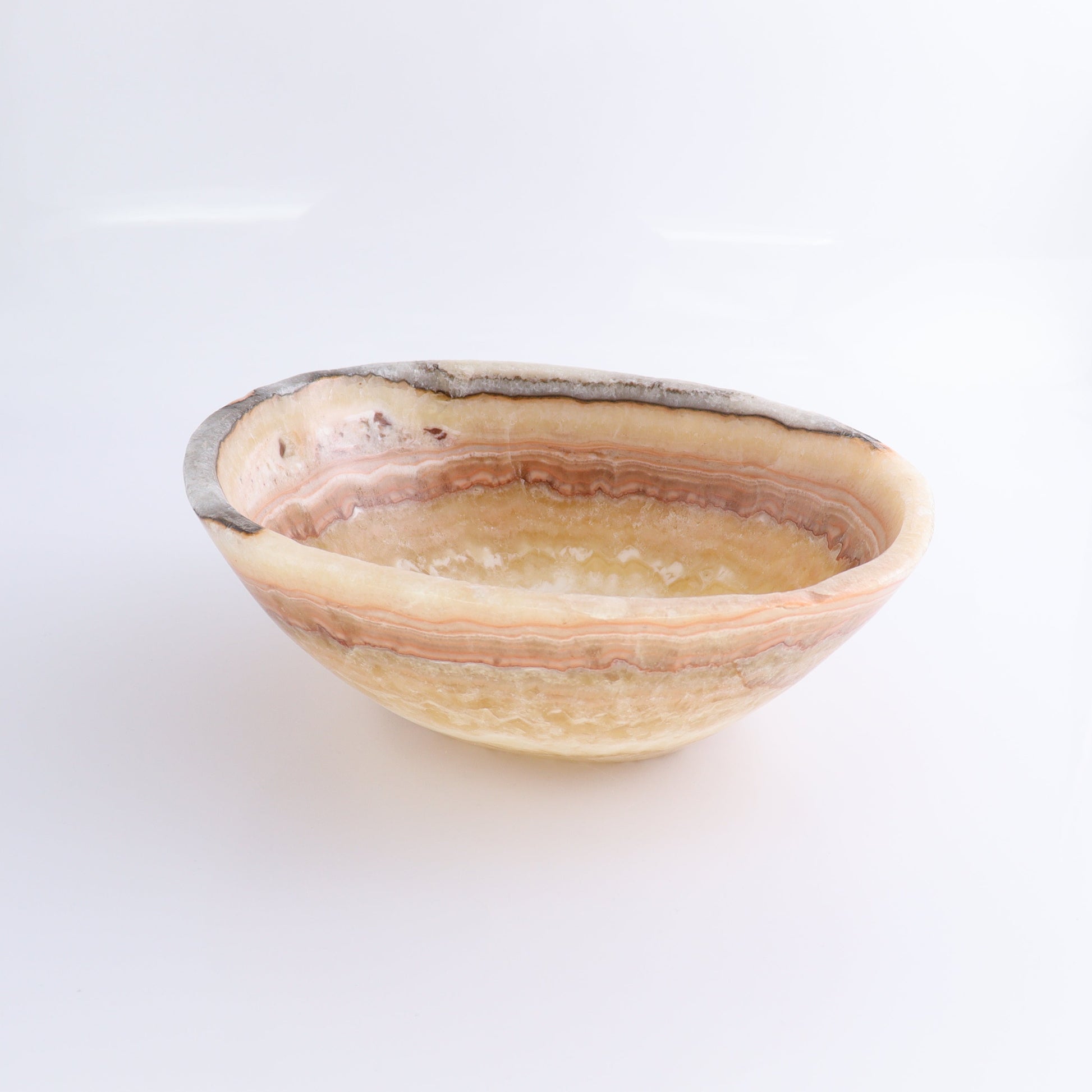 Mexican Onyx/Calcite Bowl - Expert Wholesale and Supplier of Wholesale Crystals & Bulk Gemstones, ["Bowls","Calcite","Mexico","onyx"]