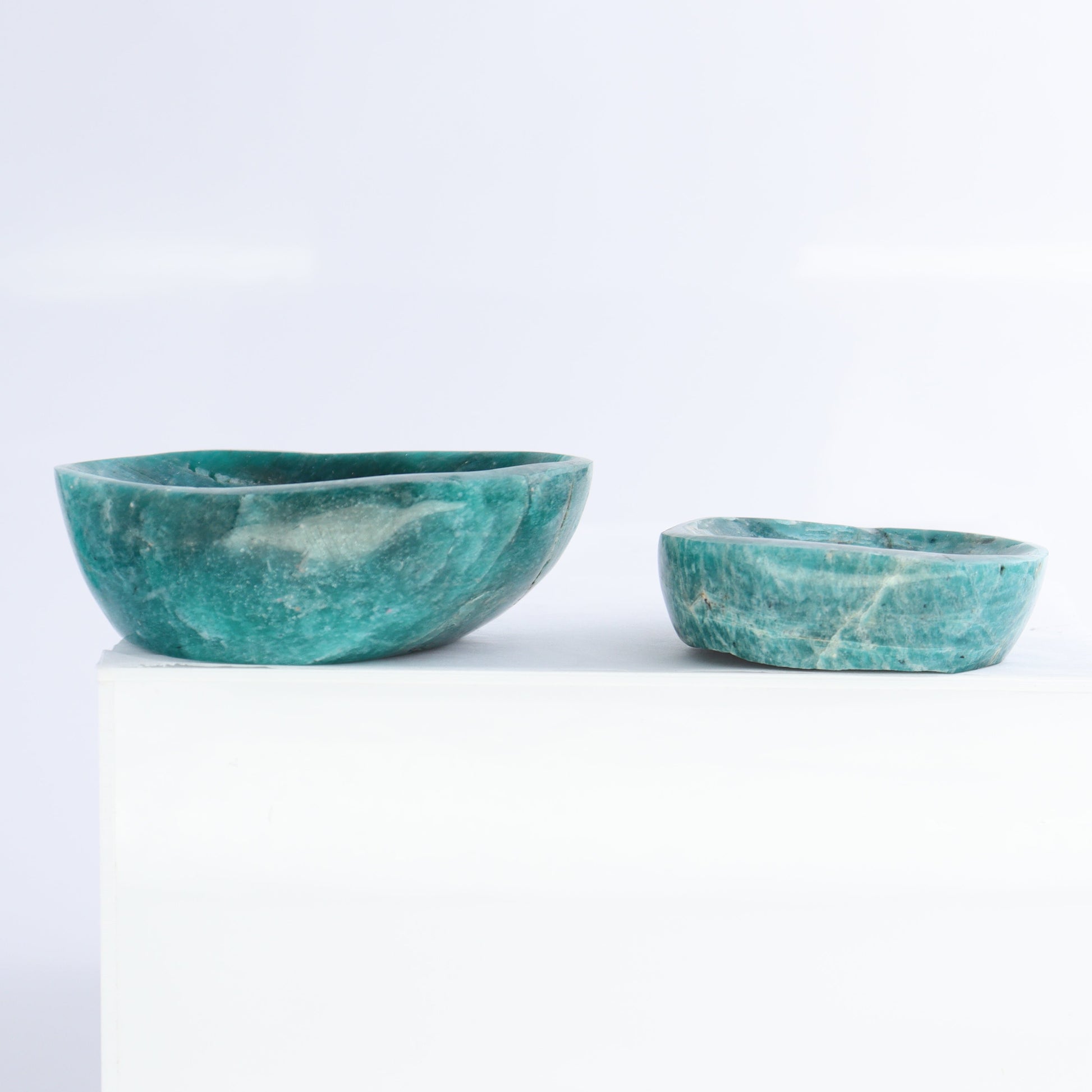 Amazonite Bowls Set of 8 - Expert Wholesale and Supplier of Wholesale Crystals & Bulk Gemstones, ["Amazonite","Bowls","Madagascar"]