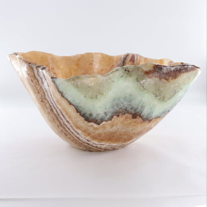 Mexican Onyx/Calcite Bowl - Expert Wholesale and Supplier of Wholesale Crystals & Bulk Gemstones, ["Bowls","Calcite","Mexico","onyx"]