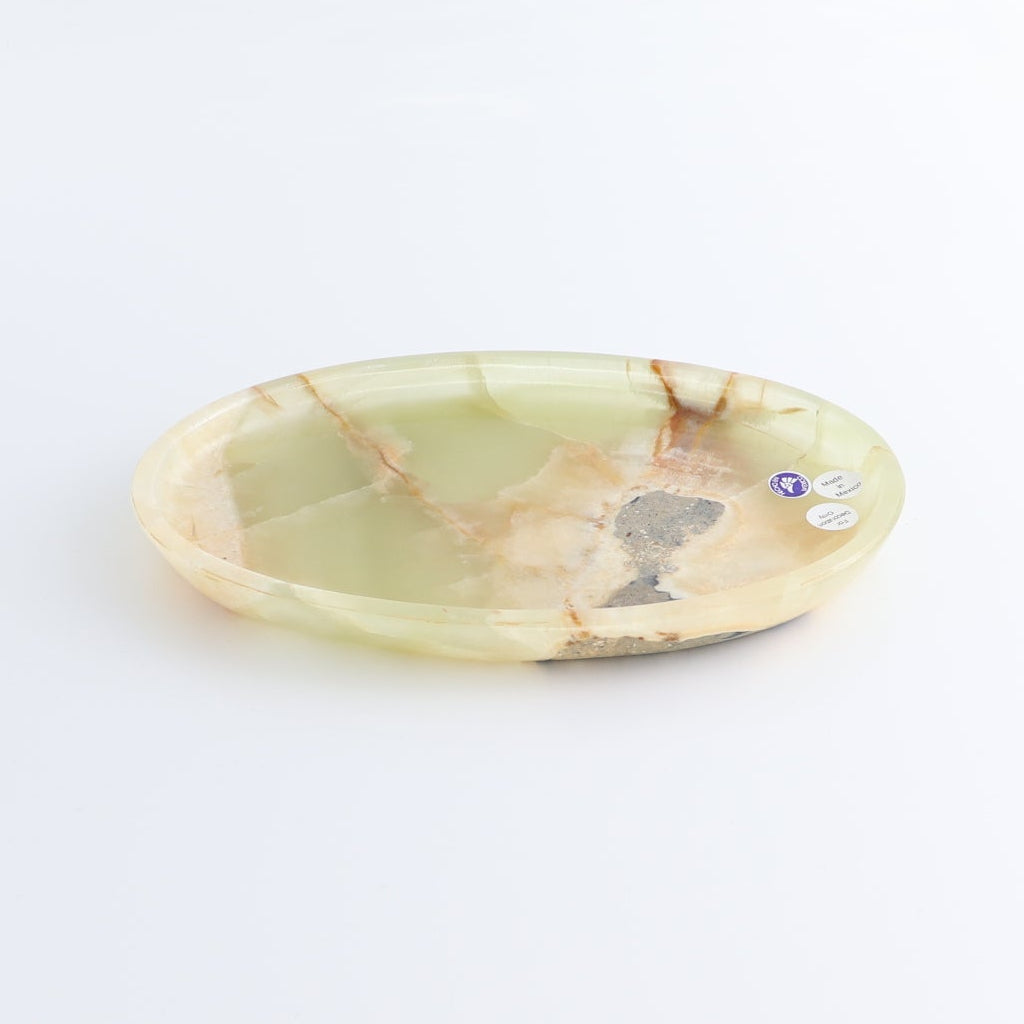 Mexican Onyx/Calcite Oval Dish Set of 4