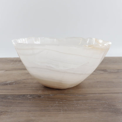 Mexican Onyx/Calcite Bowl 12"