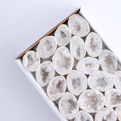 One Aura Quartz Geodes Flat Blind