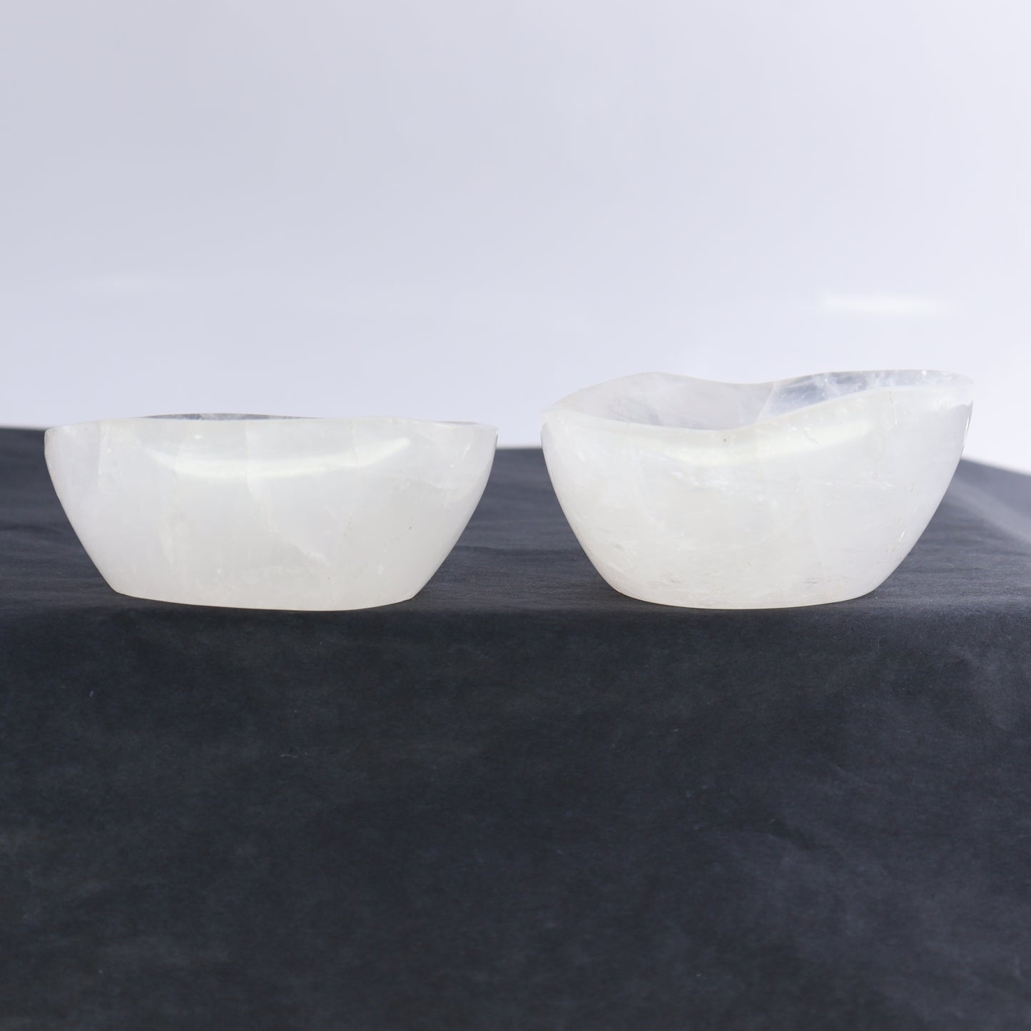 Clear Quartz Bowls Set of 6 - Expert Wholesale and Supplier of Wholesale Crystals & Bulk Gemstones, ["Bowls","Clear Quartz","Madagascar","Quartz"]