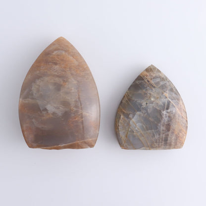 Peach Moonstone Freeform Set of 6 | Mi Esperanza Minerals | Supplier of Crystals and Onyx