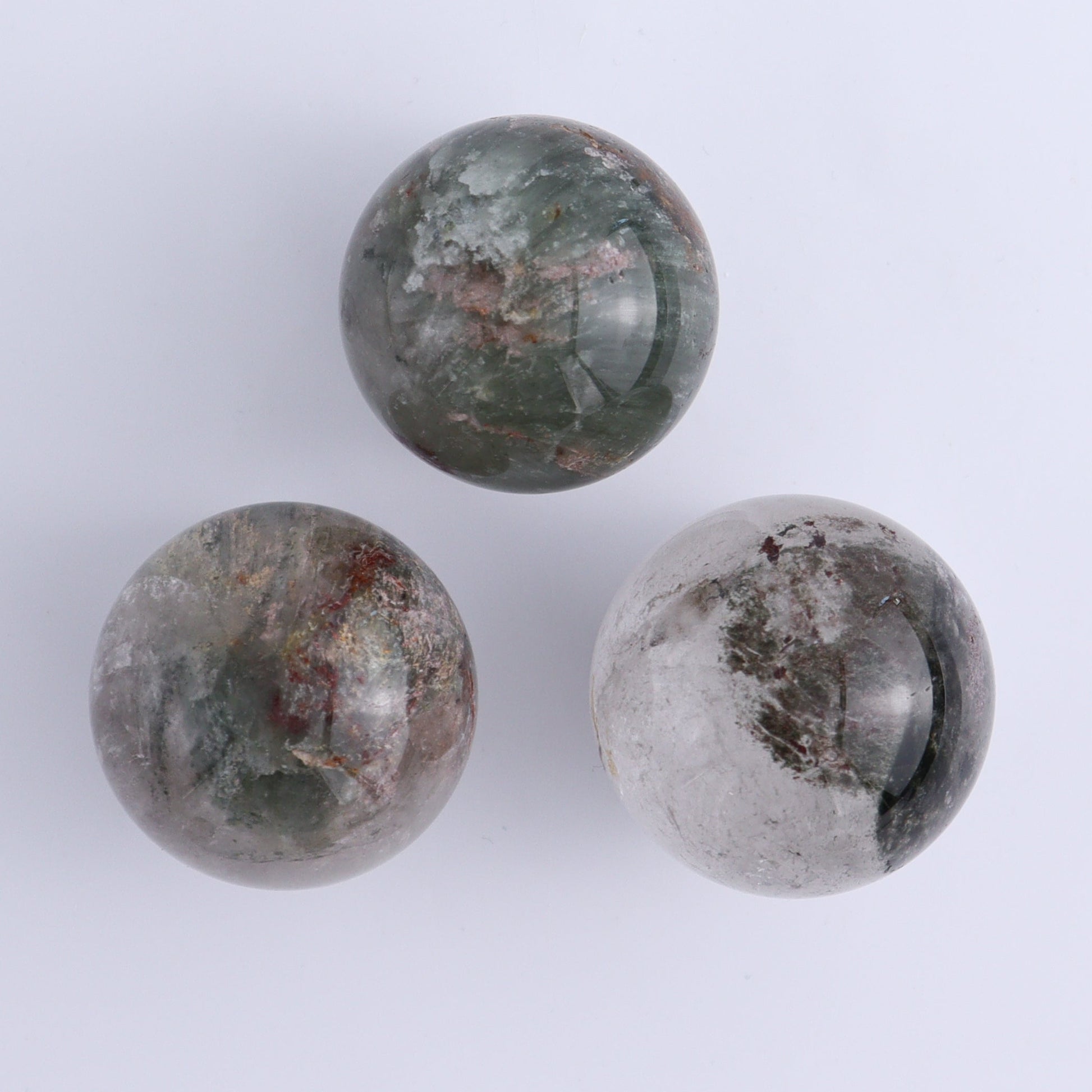 Quartz Spheres Set of 9 - Expert Wholesale and Supplier of Wholesale Crystals & Bulk Gemstones, ["Quartz","Spheres"]