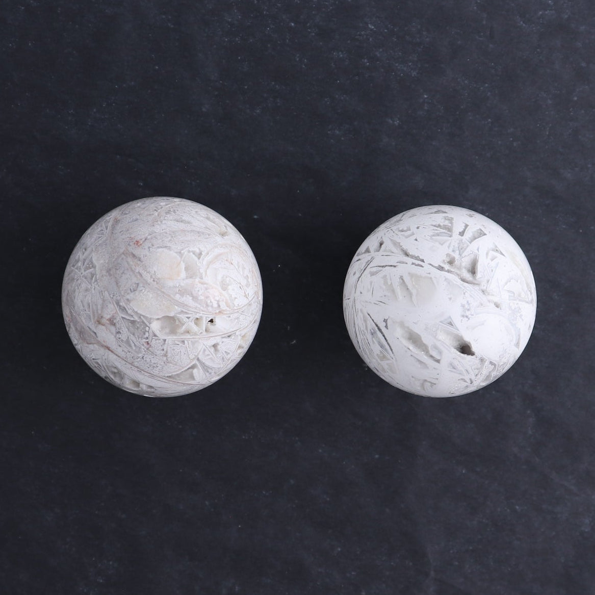 Agate Spheres Set of 6