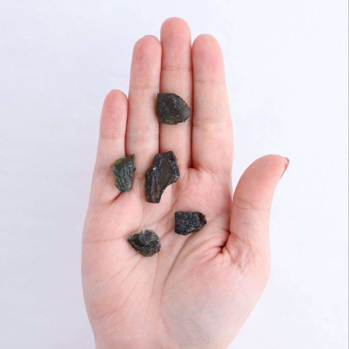 Moldavite Pieces Set of 5